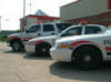 Picture of three University Police vehicles