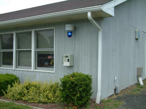 Picture of the West Campus Emergency Blue Light Phone